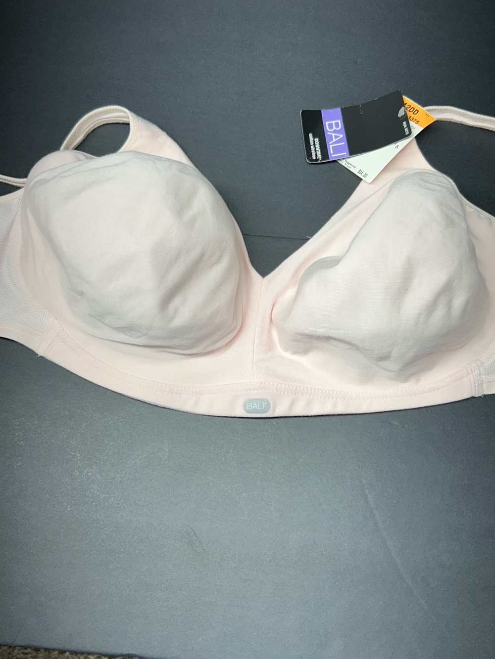 Bali Light‎ Pink Wireless Cotton Comfort Bra, 42DD